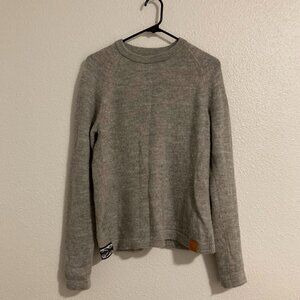 Paka XS Grey Alpaca Sweater